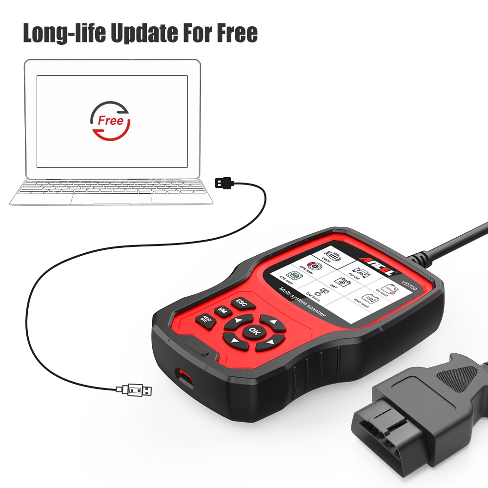 Ancel VD700 OBD2 Scanner