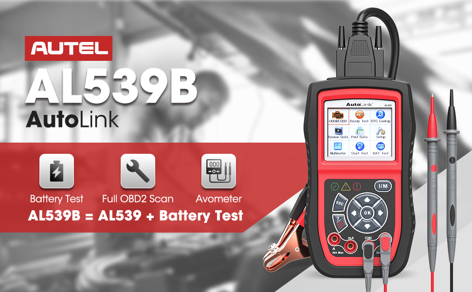 Autel AutoLink AL539B OBDII Code Reader 