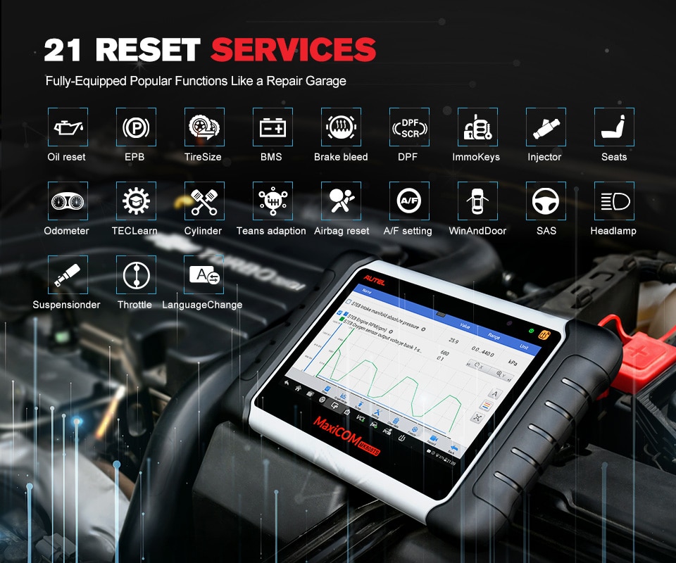 Autel MaxiCOM MK808TS Auto TPMS Relearn Tool