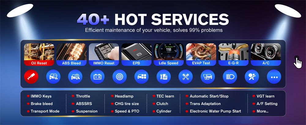 Autel MaxiCOM MK900TS MK900-TS Wireless TPMS Diagnostic