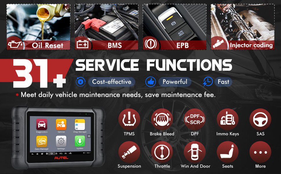 Autel MaxiPRO MP808BT Full System Diagnostic Tool