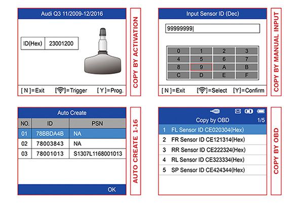 2023 Autel MaxiTPMS TS508 TPMS Relearn Tool