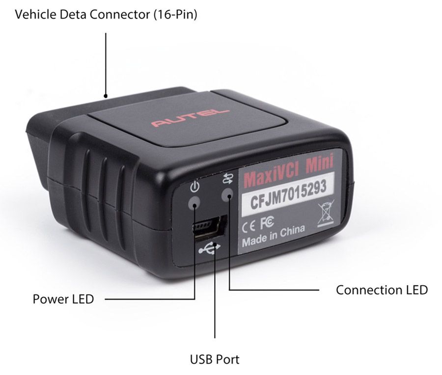 Original Autel MaxiVCI Mini VCI Mini Bluetooth Diagnosti