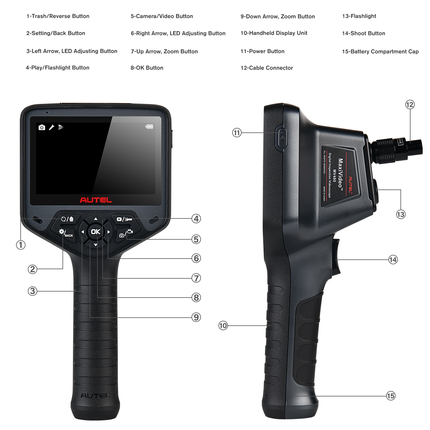 Autel MV480 Industrial Endoscope