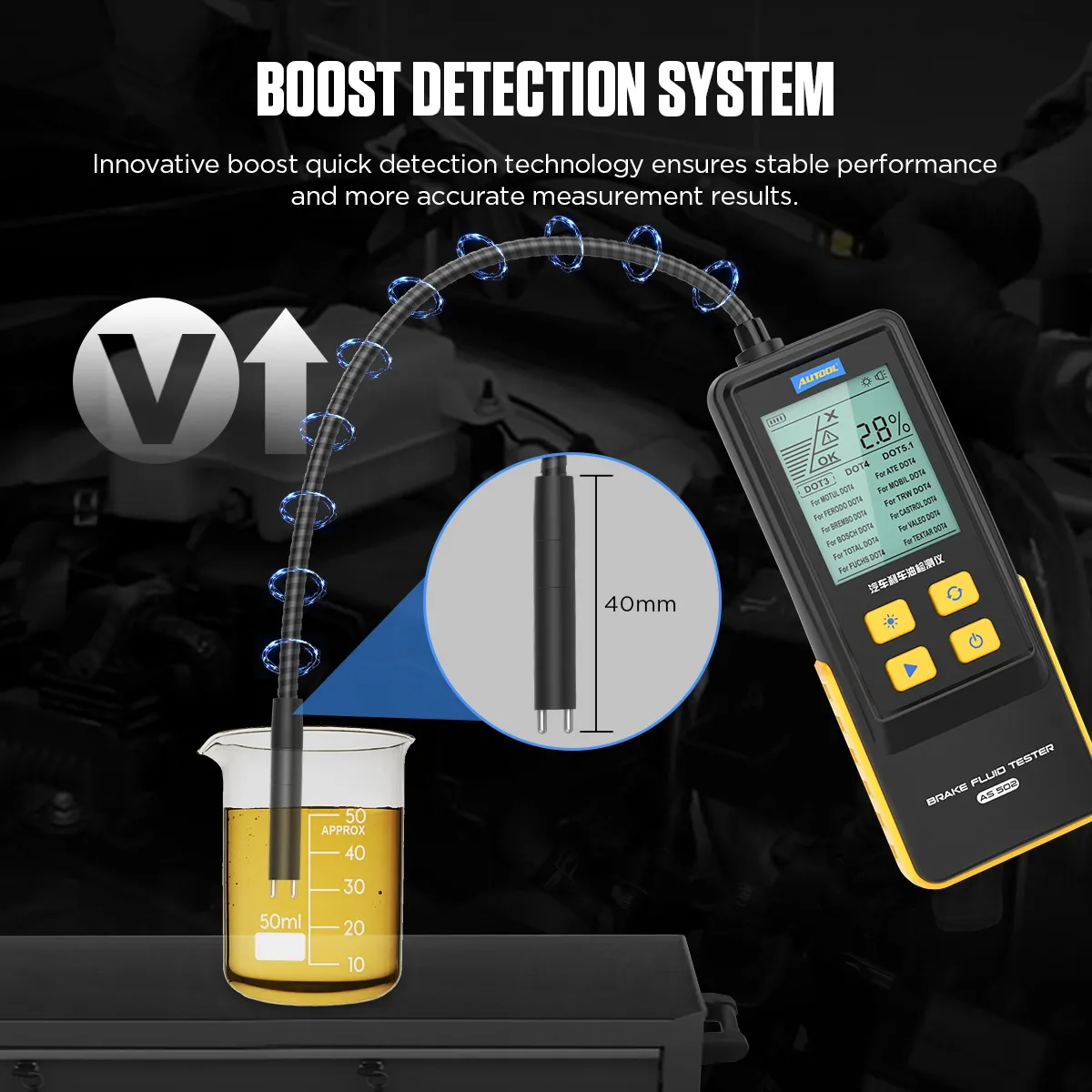 AUTOOL AS502 Brake Fluid Tester