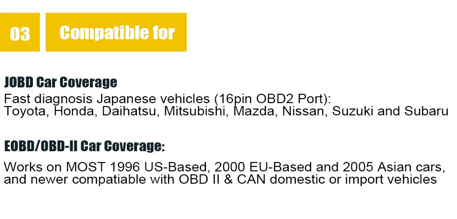 AUTOPHIX OM127 JOBD/OBDII/EOBD Universal Code Reader 