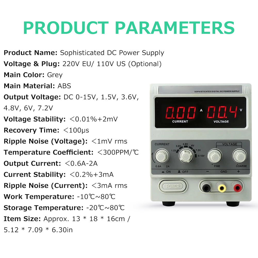 BK-1502DD DC Power 