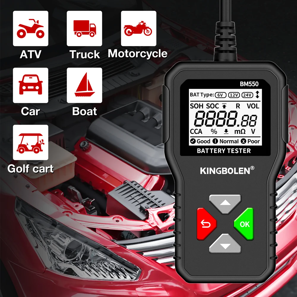 BM550 BM550 PLUS Car Battery Tester