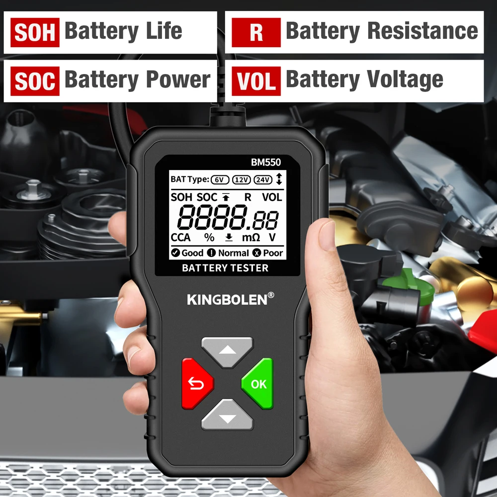 BM550 BM550 PLUS Car Battery Tester