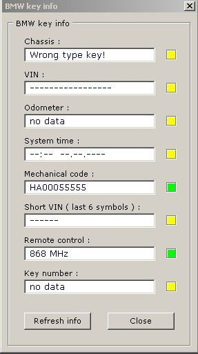 Smart Key 868MHZ 