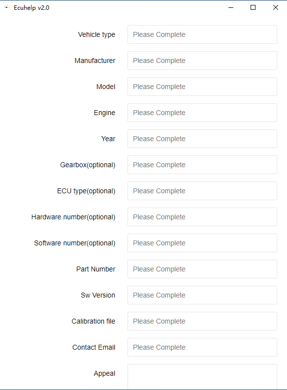 ECUHelp ECU Bench Tool Software