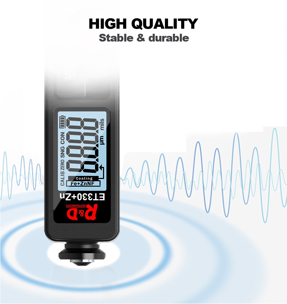 R&D ET330 Car Paint Thickness Gauge