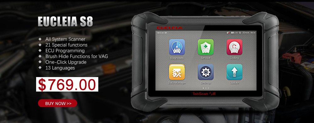 Eucleia Tabscan S8 Automotive Scanner