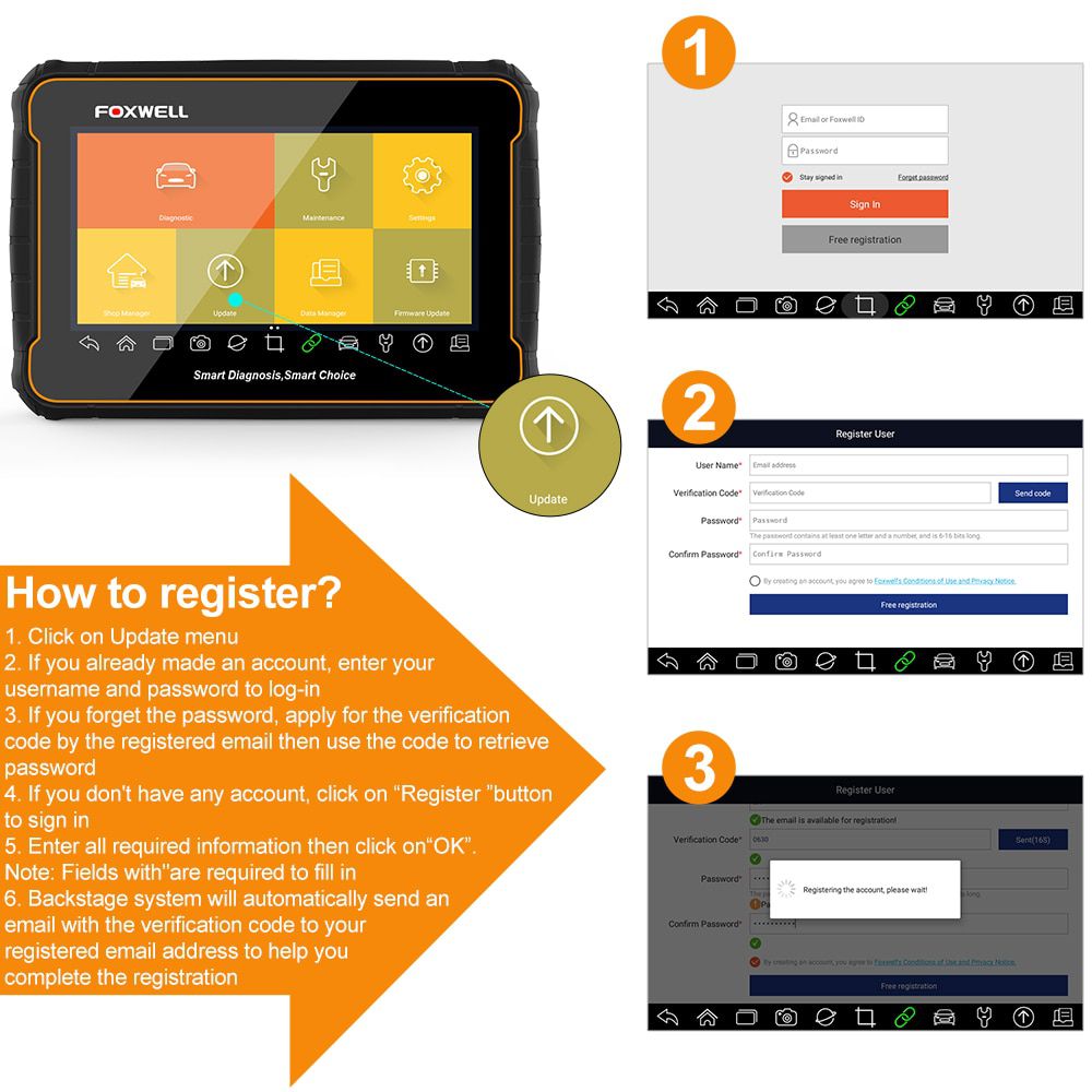 Foxwell GT60 OBD 2 Car Full System Diagnostic Tool