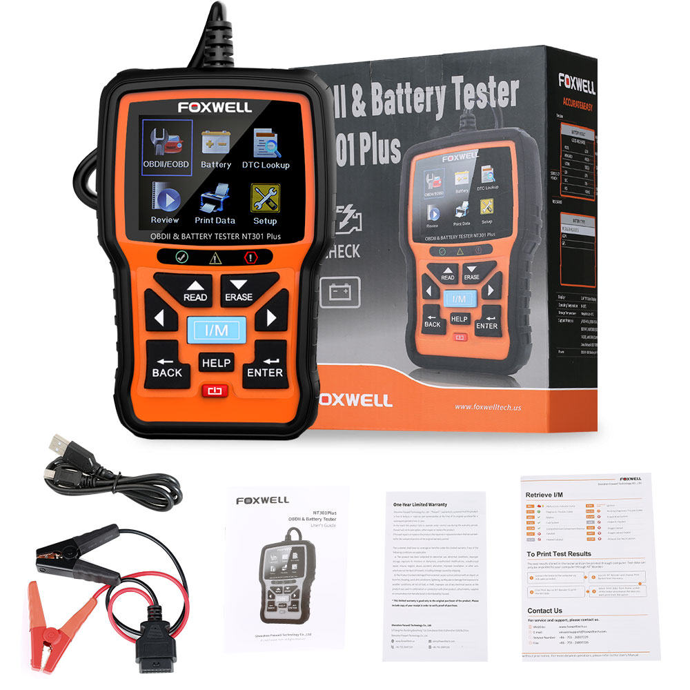 FOXWELL NT301Plus OBD2 Scanner