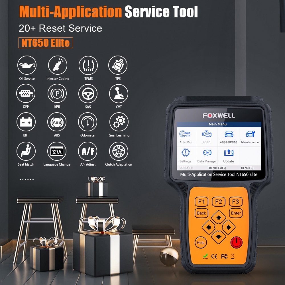 FOXWELL NT650 Elite OBD2 EOBD Diagnostic Tool