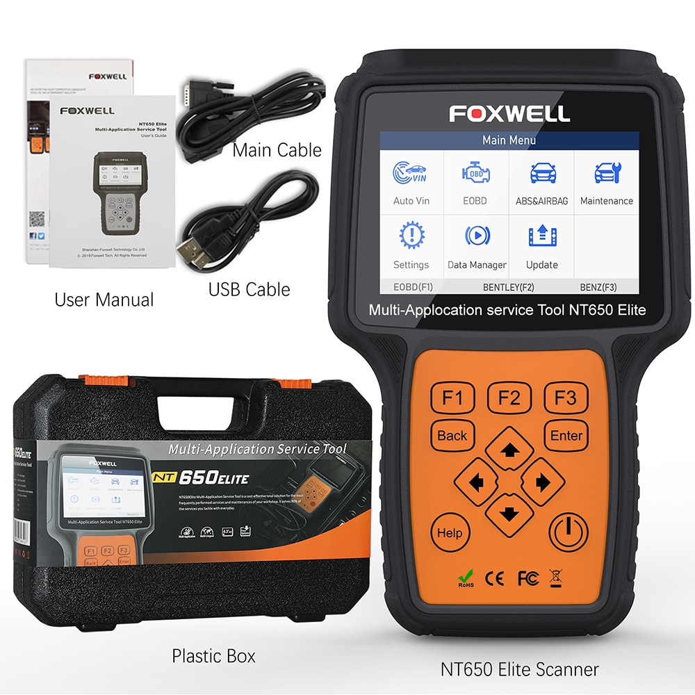 FOXWELL NT650 Elite OBD2 EOBD Diagnostic Tool