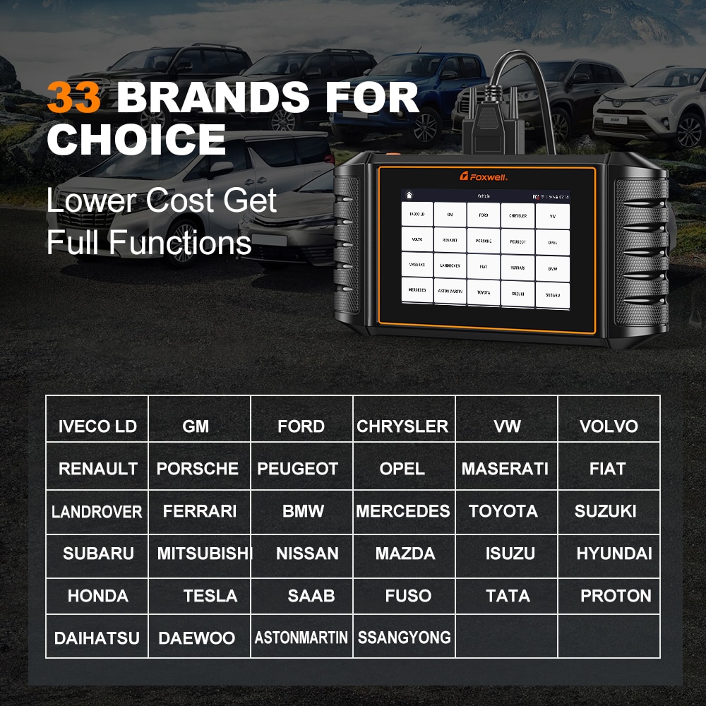 Foxwell NT710 Automotive OBD2 Code Reader