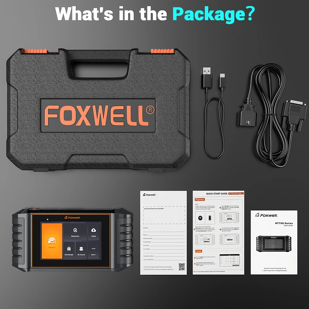 2024 Foxwell NT726 OBD2 Scanner