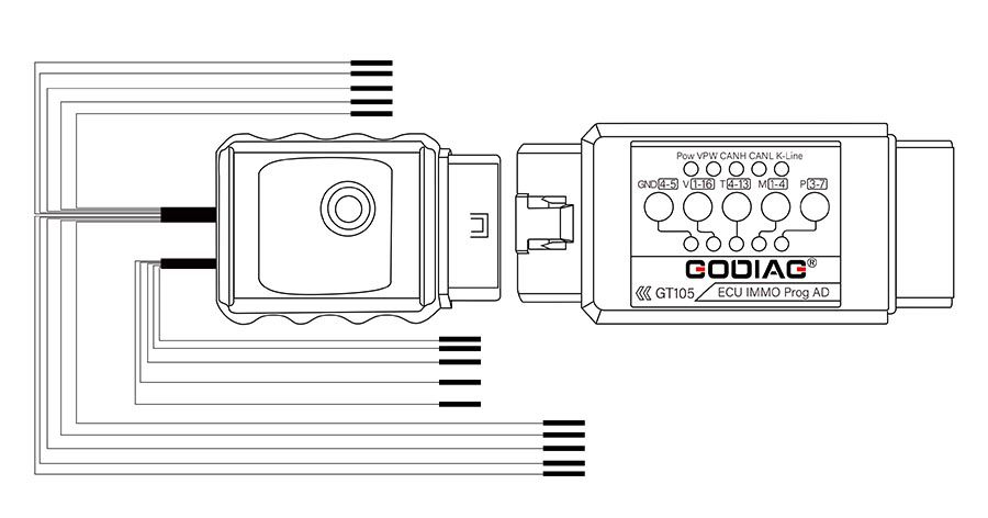 GODIAG GT107 DSG Gearbox Data Read/Write Adapter 