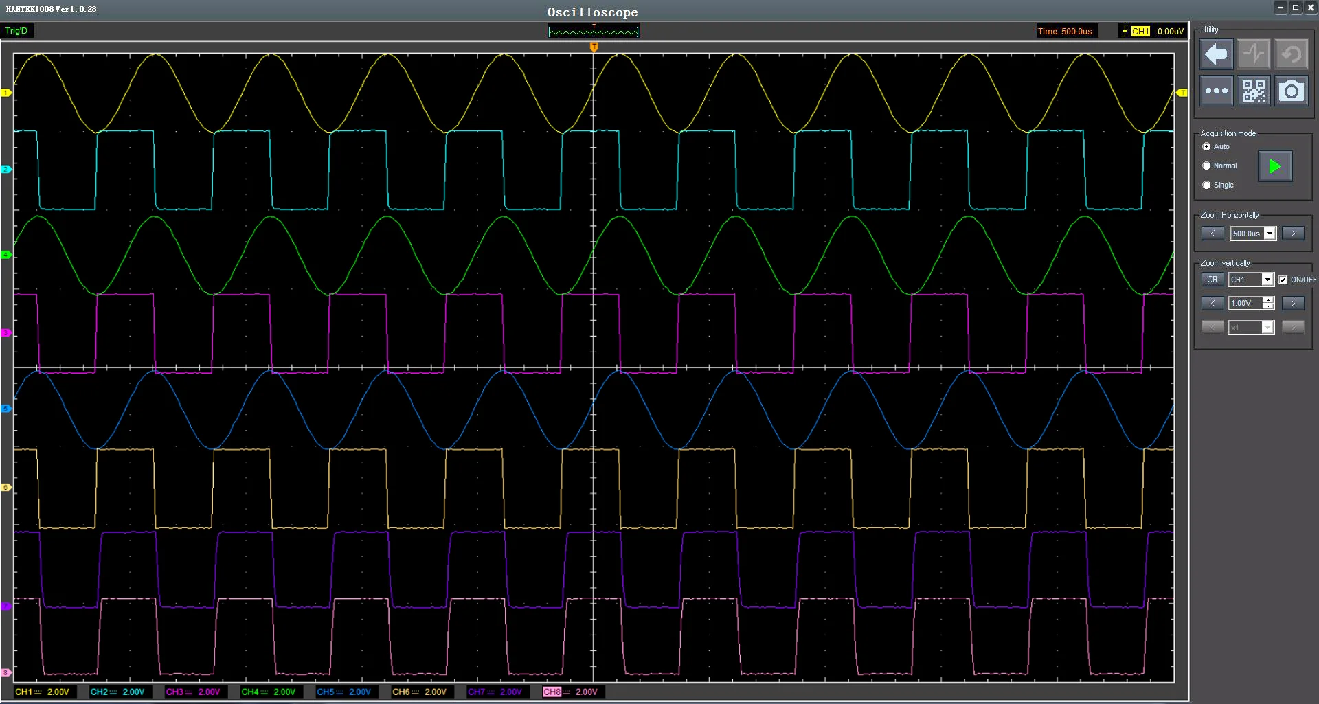 Hantek 1008c Automotive Oscilloscope