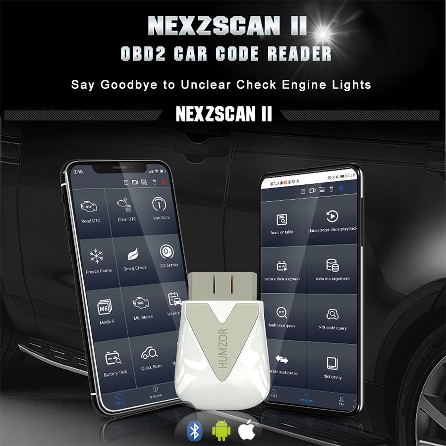 Humzor NexzScan II NL100 Professional Bluetooth OBD2 Scanner