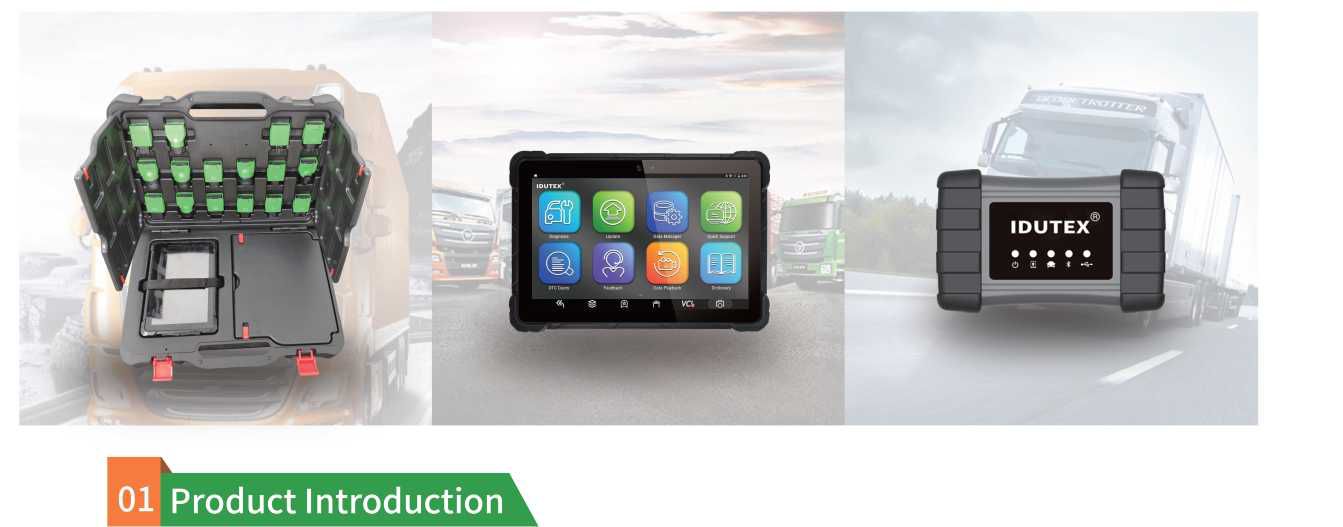 IDUTEX TS910 PRO Heavy Duty Vehicles Smart Diagnostic Pl