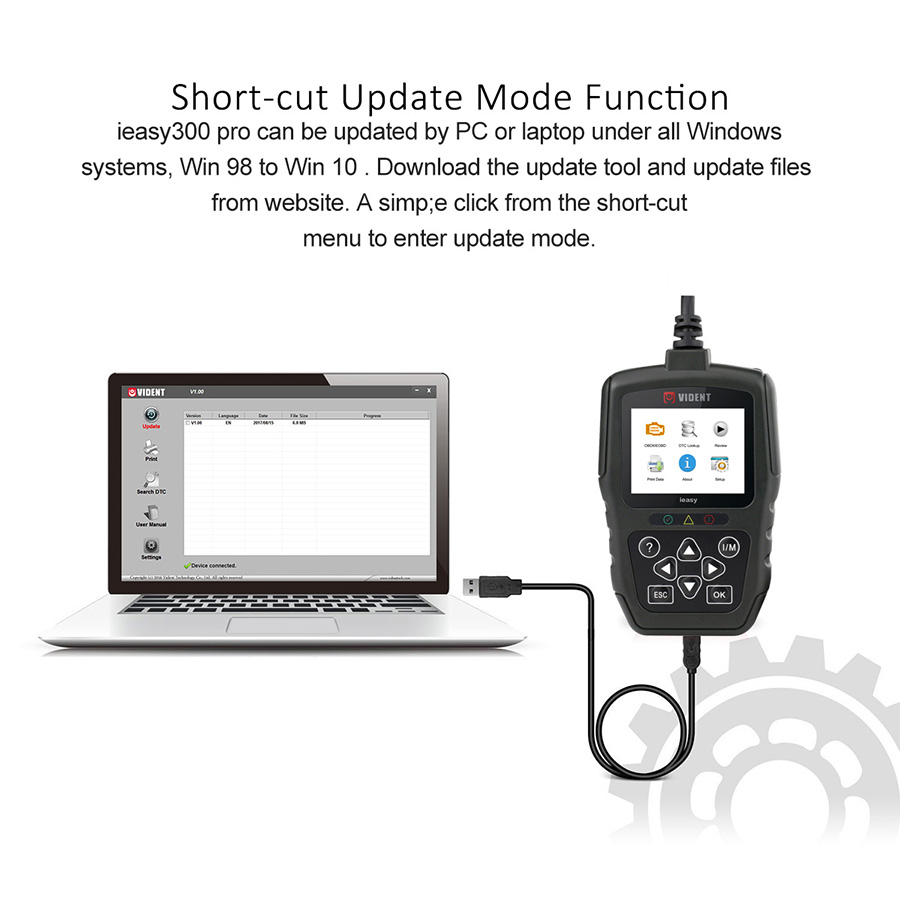 iEasy300Pro CAN OBDII/EOBD Code Reader