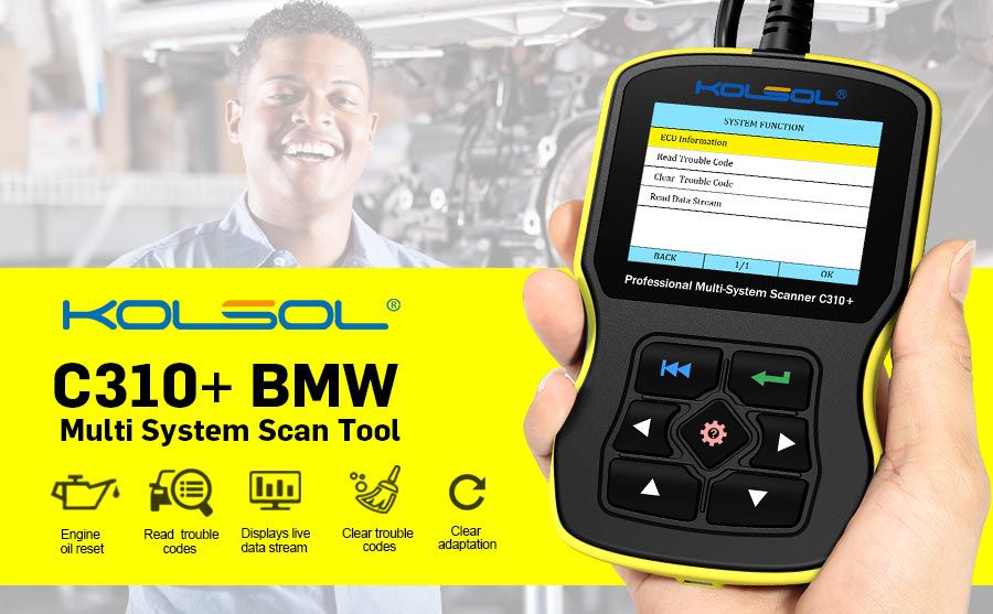 KOLSOL C310 code scanner function