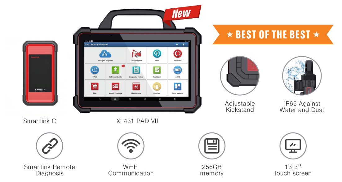 Launch X-431 PAD VII PAD 7 Elite Automotive Diagnostic Tool