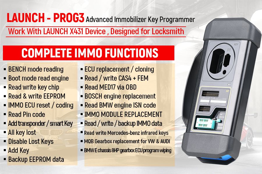 Launch GIII X-Prog 3 Advanced Immobilizer 