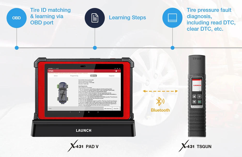 2025 LAUNCH X431 I-TPMS Car Tire Pressure Diagnostic Too