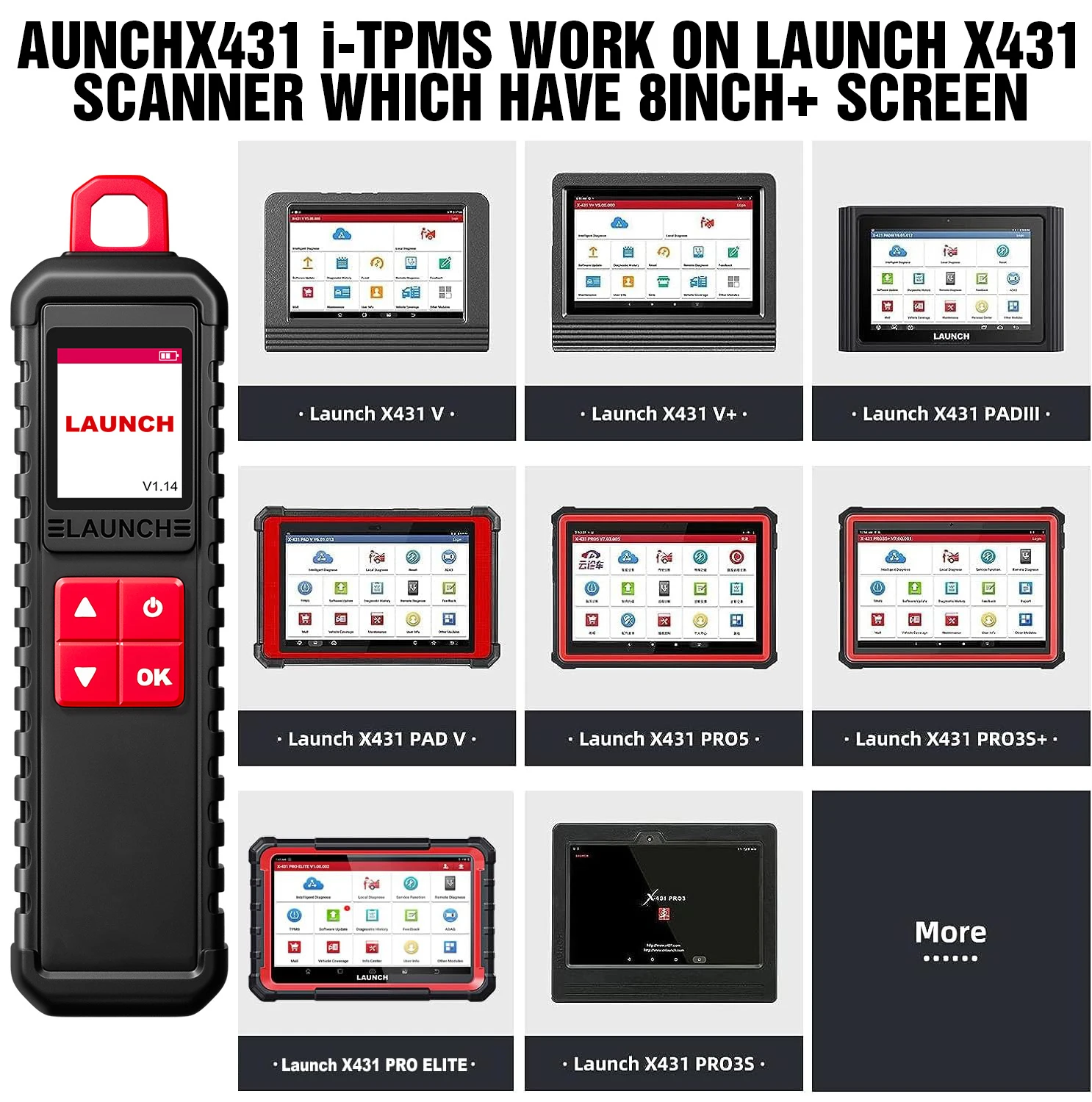 2025 LAUNCH X431 I-TPMS Car Tire Pressure Diagnostic Too