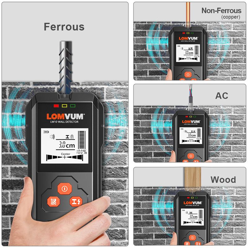 LOMVUM Metal Detector Wall Scanner