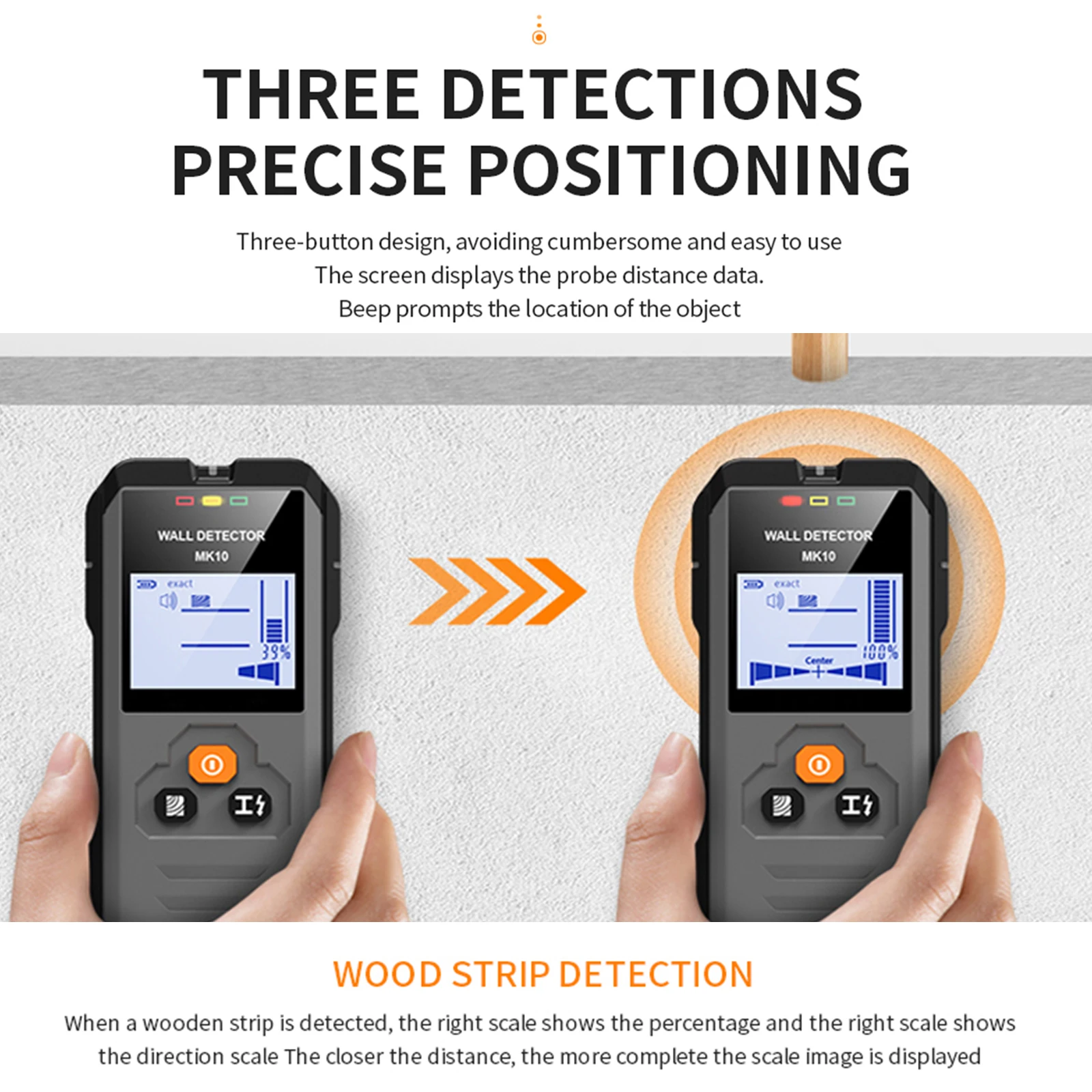 MK10 Multi-functional Metal Wood Detection Function Wall