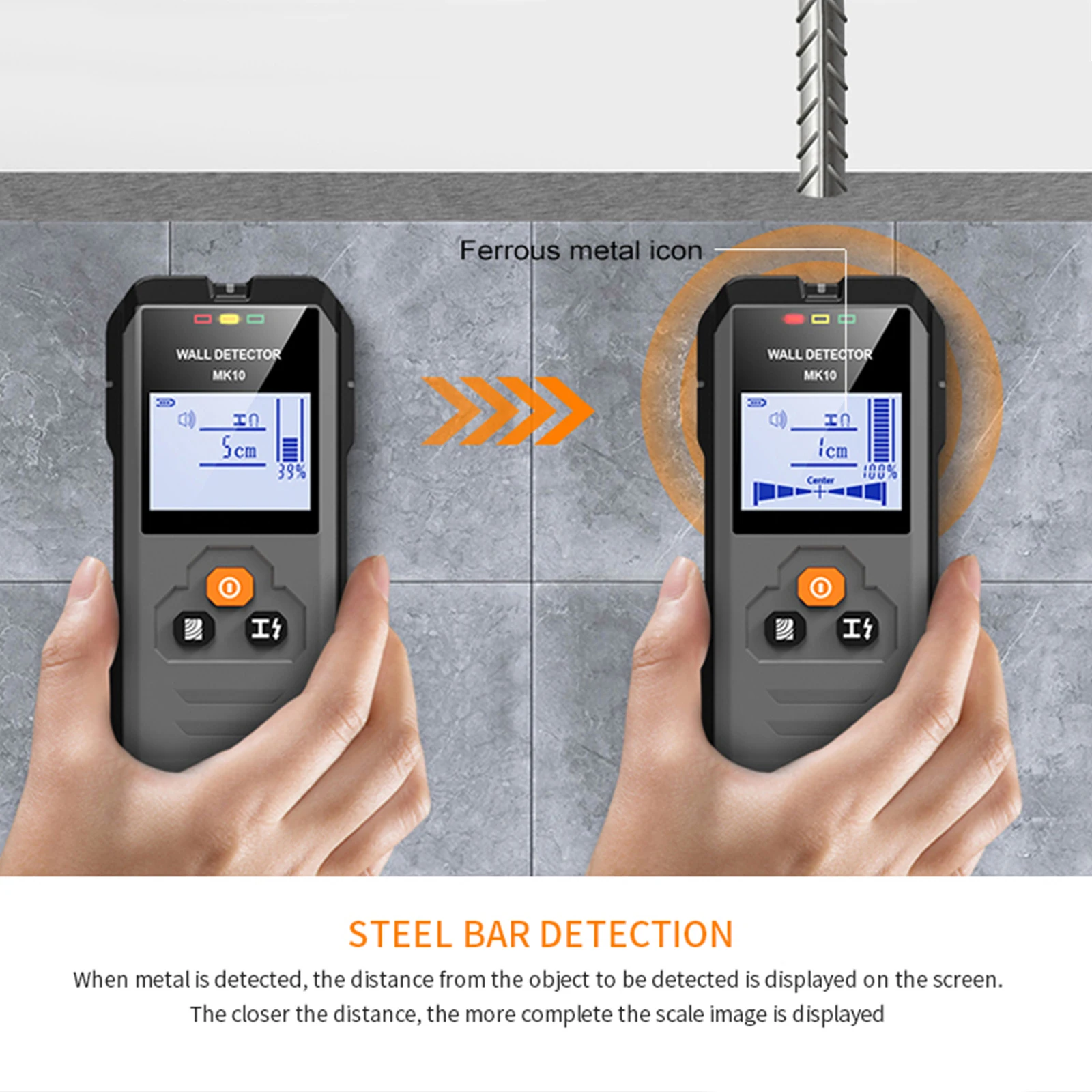 MK10 Multi-functional Metal Wood Detection Function Wall