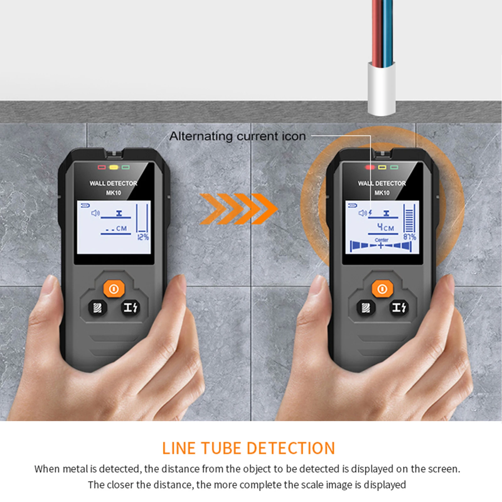 MK10 Multi-functional Metal Wood Detection Function Wall