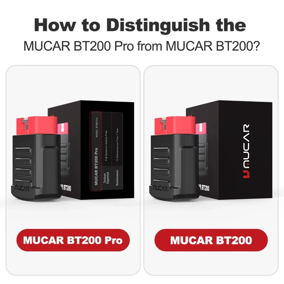 MUCAR BT200 PRO OBD2 Scanner