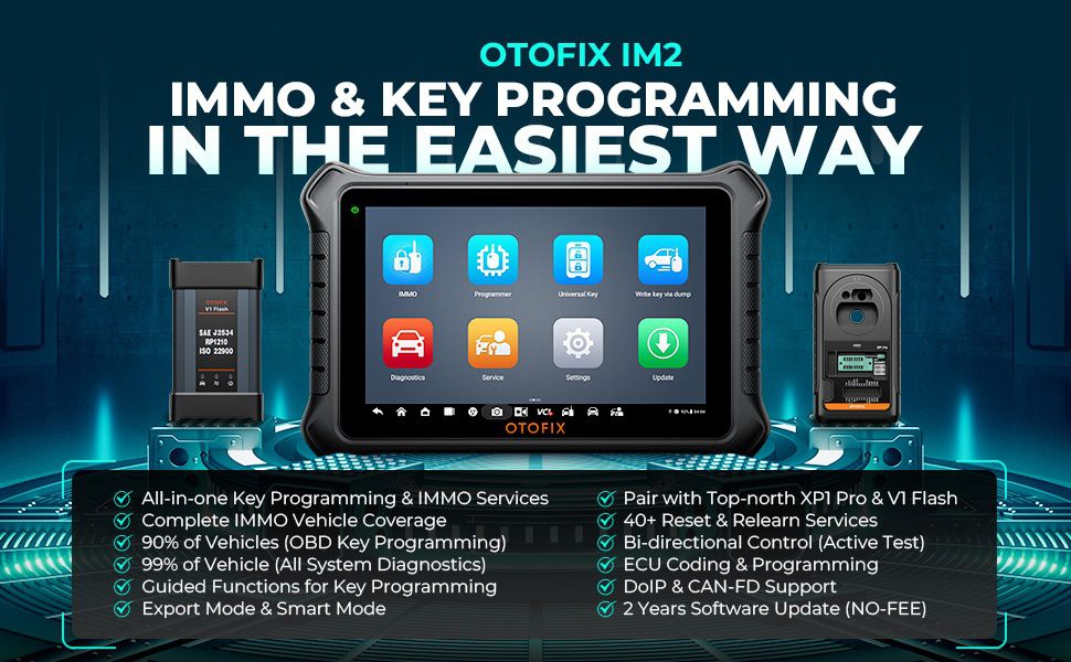 OTOFIX IM2 Key Programming Diagnostic Tool Key FOB Programming Device All System Diagnostics Cloud Solution