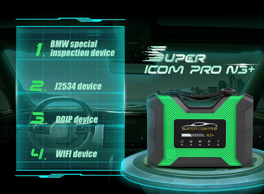 SUPER ICOM PRO N3+ BMW Basic Configuration + OBD Cable +