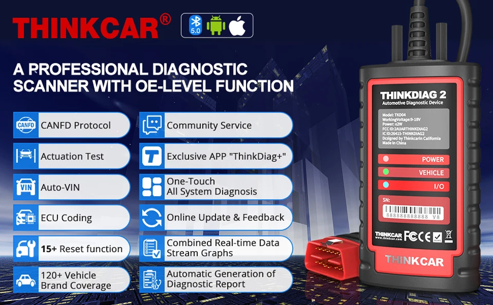 Thinkcar Thinkscan Max2 OBD2 Scanner