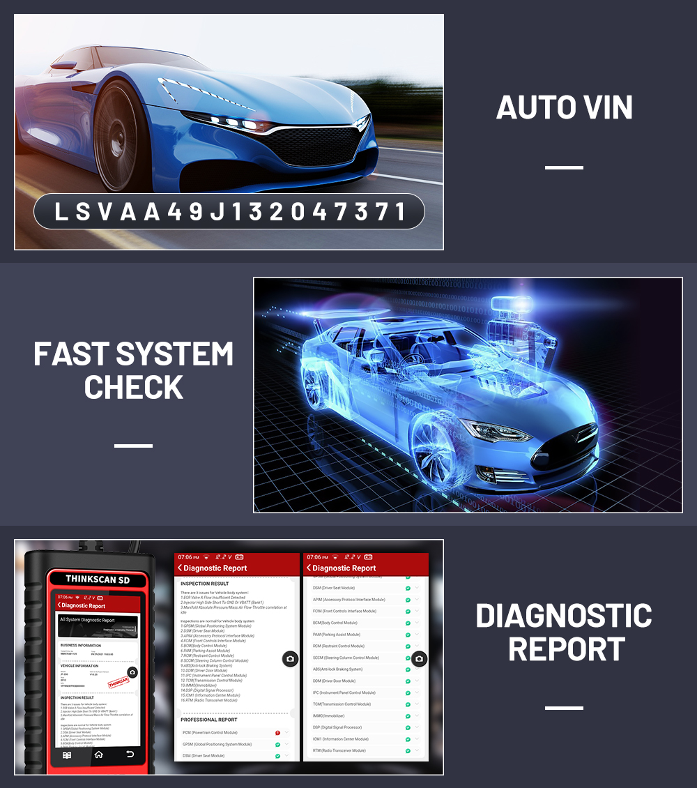 THINKCAR Thinkscan SD2 OBD2 Automotive Scanner