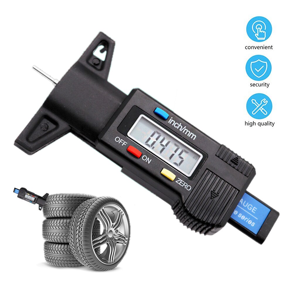 Digital Car Tyre Tire Tread Depth Gauge