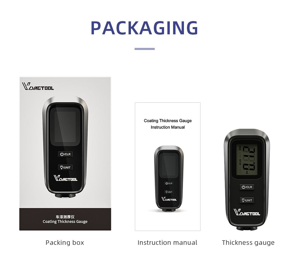 VDIAGTOOL VC100 Car Thickness Gauge Meter_08