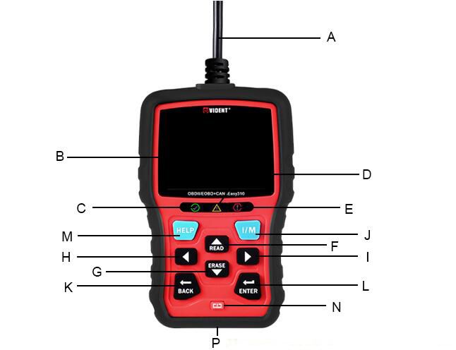 Vident iEasy310 OBD2 Scanner