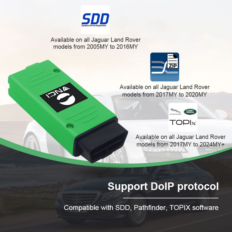 VNCI Diagnostic Scanner for  JLR DOIP Jaguar Land Rover Supports SDD Pathfinder