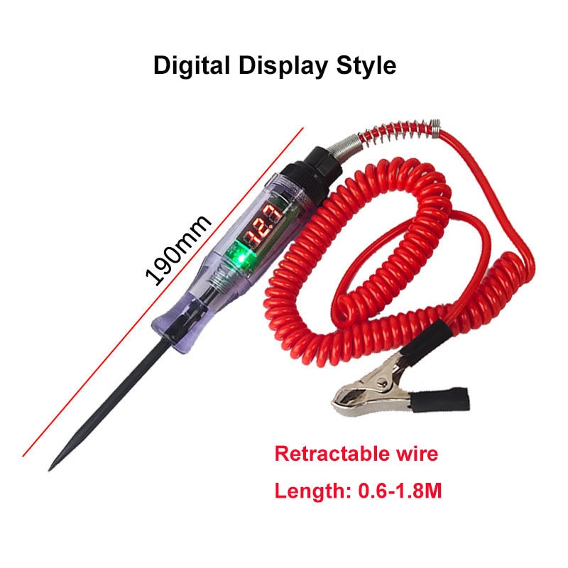 6V 12V 24V DC Car Truck Voltage Circuit Tester