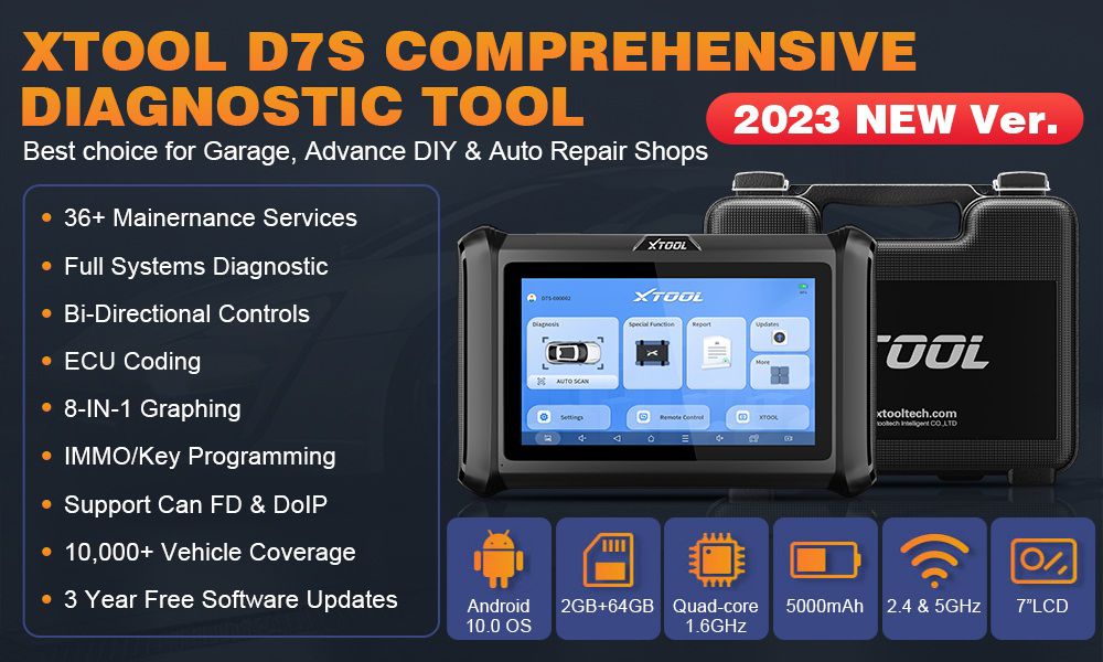 XTOOL D7S Diagnostic Tool