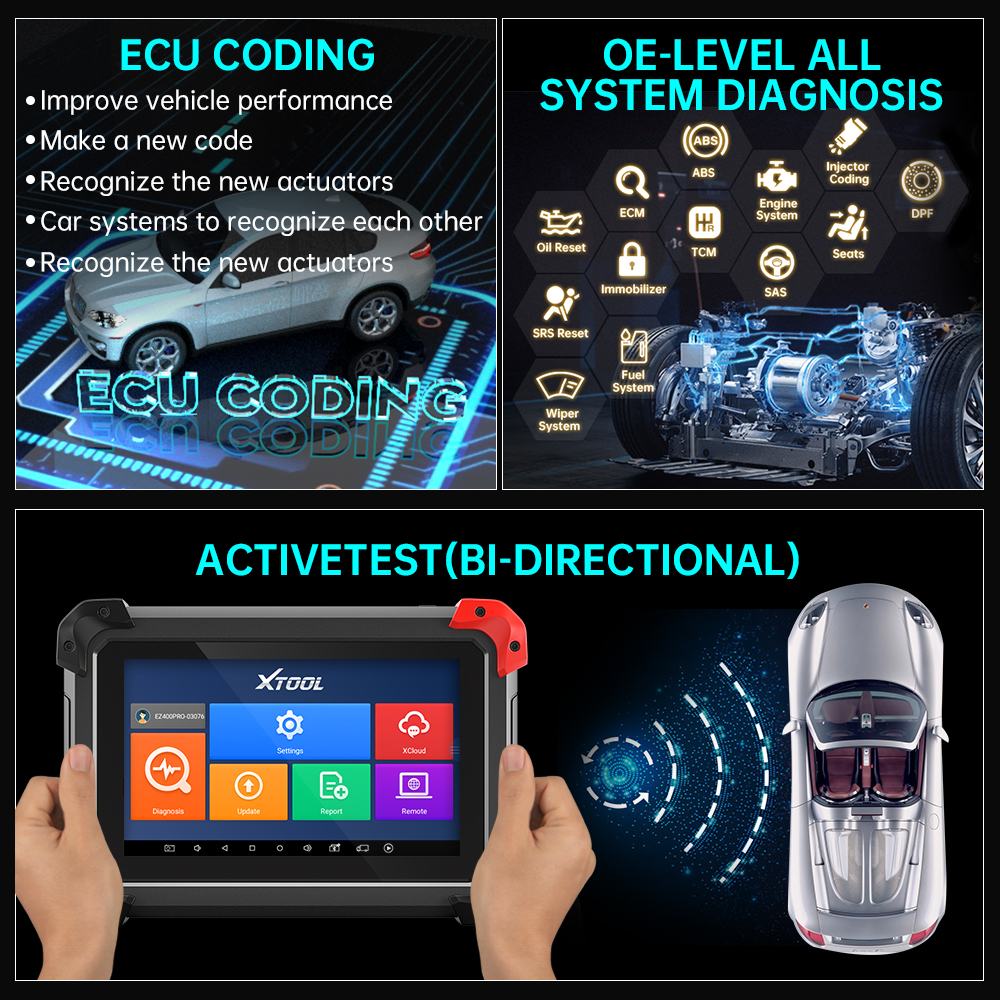 XTOOL EZ400 PRO Tablet Auto Diagnostic Tool