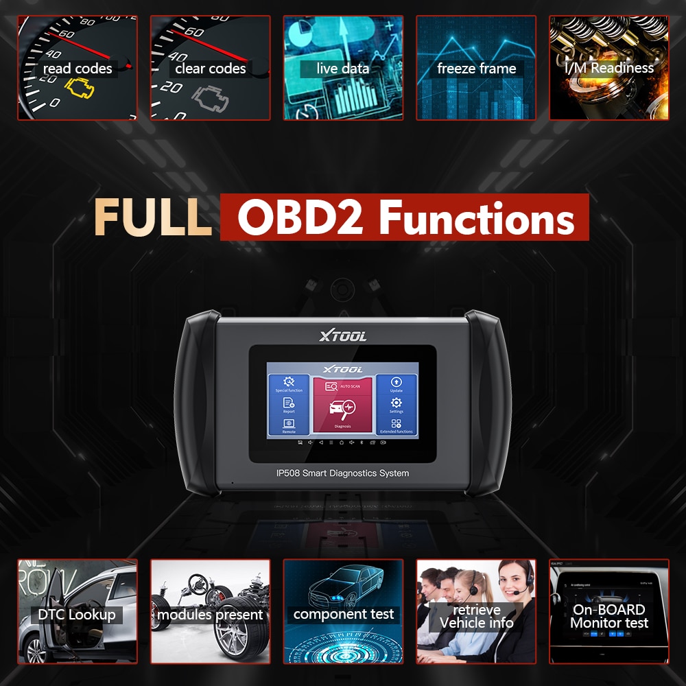 XTOOL InPlus IP508 OBD2 5 System Diagnostic Tool